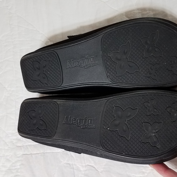 Alegria Dayna Black Napa  Leather 39 Mary Jane style shoe EUC - Picture 10 of 12